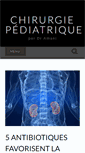 Mobile Screenshot of chirurgie-pediatrique.net