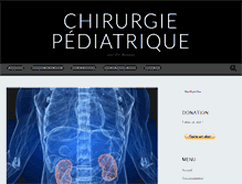 Tablet Screenshot of chirurgie-pediatrique.net